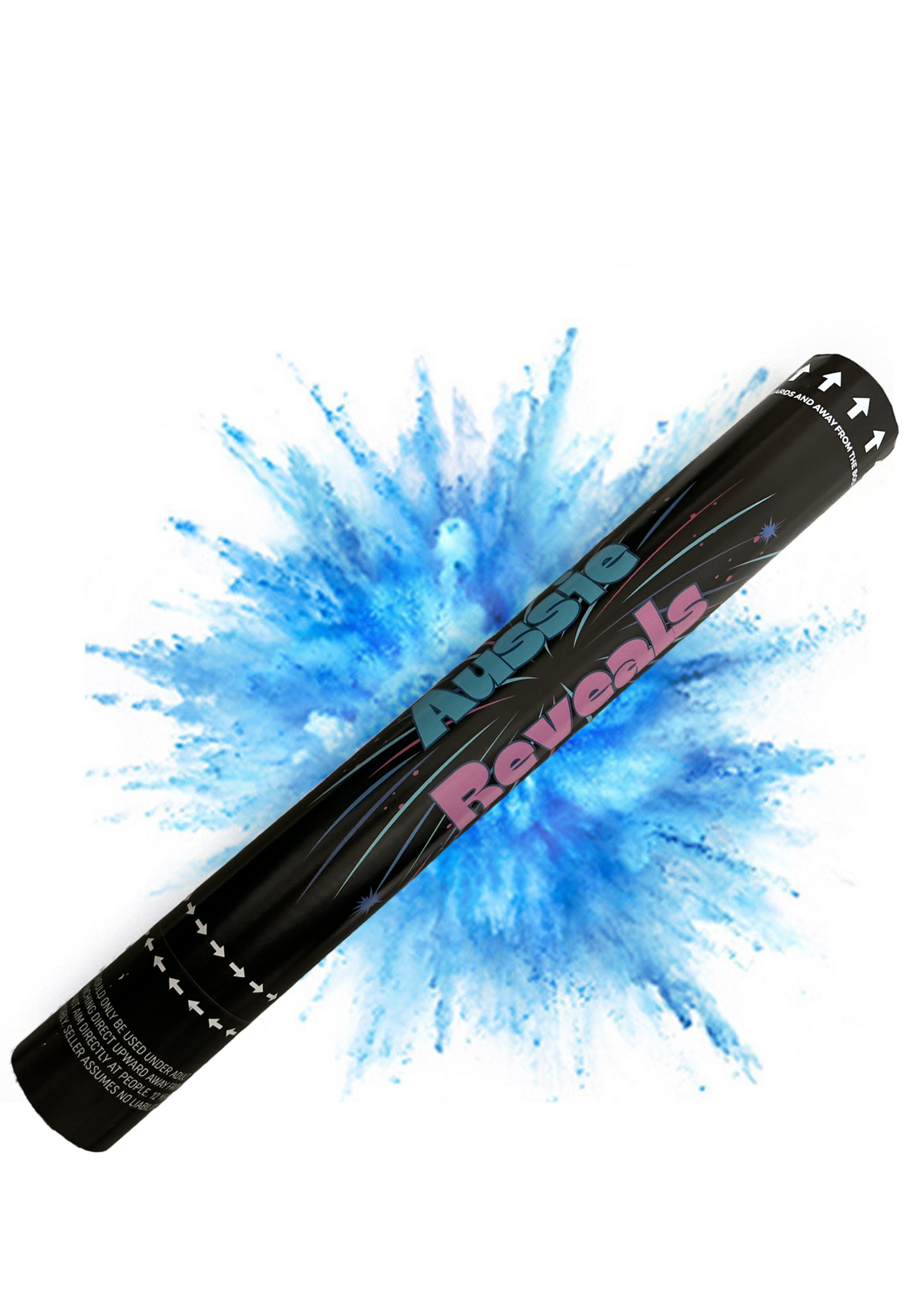 (2x) Gender Reveal 40CM Smoke Cannon (sold as a pair) ππ