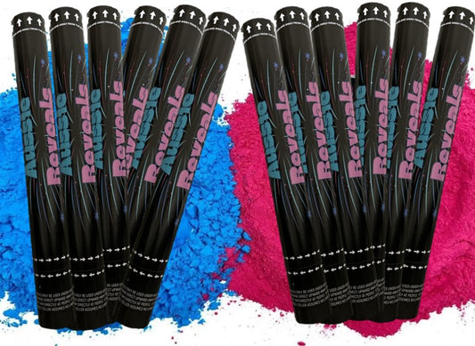 BUNDLE - 12x Gender Reveal 40CM Cannon 🎉🎉🎉🎉🎉🎉🎉🎉🎉🎉🎉🎉 +FREE SHIPPING 📦