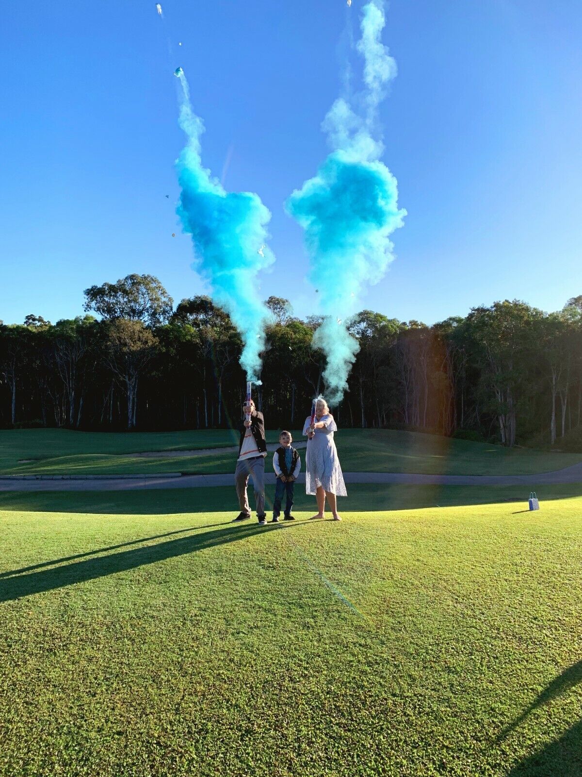 (2x) / (4x) Gender Reveal 40CM Smoke Cannon (sold as a pair) ππ