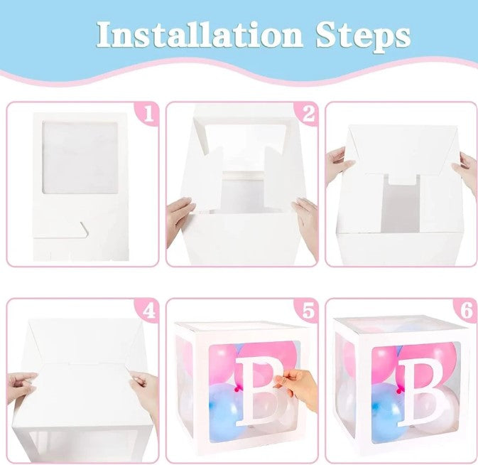 Baby Shower Balloon Box Set